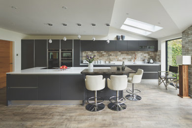 Inspiration for a contemporary kitchen in Essex.