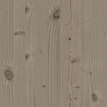 Natural Finished Wood Panel Wallpaper, Taupe, Bolt