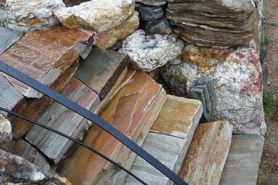 Inspiration for a rustic home design remodel in Other