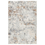 Jaipur Living - Vibe by Jaipur Living Louna Handmade Abstract Light Gray and Gold Area Rug 4'x6' - From modern abstracts to textualized traditional motifs, the Jolie collection offers a variety of pattern and contemporary hues. The texture-rich Louna rug grounds spaces with a mottled abstract pattern in a neutral, subdued color palette of gray, golden tan, and ivory. Crafted of durable polypropylene and polyester, this power-loomed rug is the perfect accent for bedrooms and living spaces.