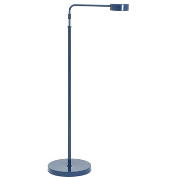 Generation Adjustable LED Floor Lamp, Navy Blue