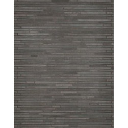 Black Slate Tile Collection - Nitay Slate Basalt Blue-Black 12" x 12" Mosaic - Mosaic Tile