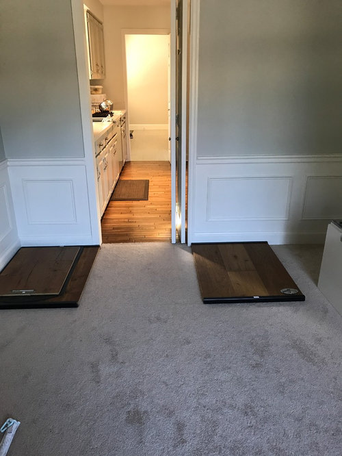 Running hardwood vertically or horizontally