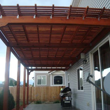 Redwood Pergola