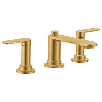 Moen TV6507 Greenfield 1.2 GPM Widespread Bathroom Faucet - Brushed Gold
