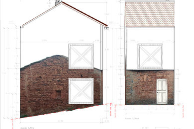 Home design - rustic home design idea in London