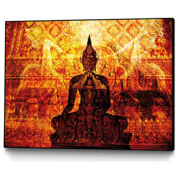 "Temple with Akar Yoga" CF Print, 28"x22"