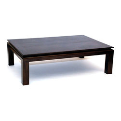Belak Woodworking LLC - Black Mahogany Coffee Table - Coffee Tables