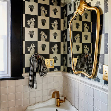 Ericka Hart: Feldspar Powder Room Wainscot