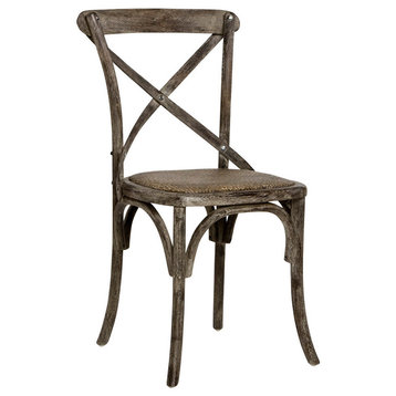 Parisienne Cafe Chair, Limed Charcoal