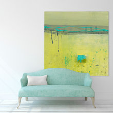 staging w/large format art