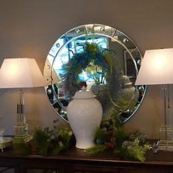 Modern Glamour Table Scape - Buffets And Sideboards
