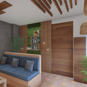 Interior Designing of Vegan Restaurant At Thamel