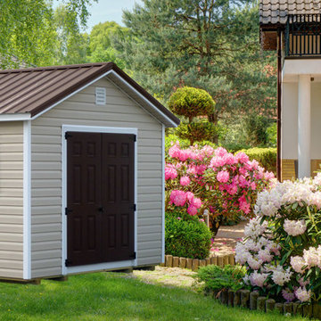 Vinyl Portable Garden Shed