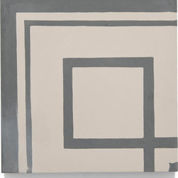 Waterworks Promenade Decorative Field Tile Square Corner - Products