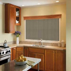 Bali - Bali Vinyl Vertical Blinds: S-Curved Buckskin - Vertical Blinds