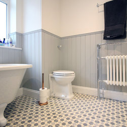 Traditional Bathroom Design, Brighton - Flooring