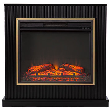 Vannes Contemporary Base Electric Fireplace