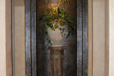 Inspiration for a mid-sized timeless hallway remodel in Omaha