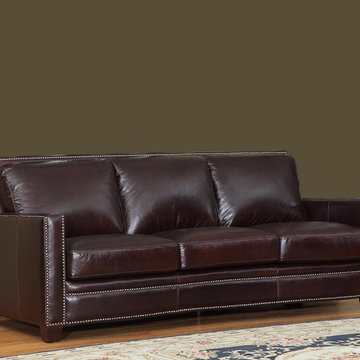 Leather Sofas & Leather Living Room Furniture Sets