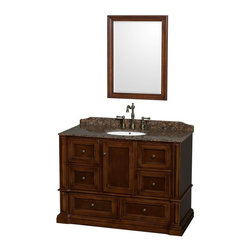 Antique Bathroom Vanities in Cherry Finish - Bathroom Vanities And Sink Consoles