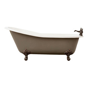 Set of 4 Cast Iron Antique Style Bath Tub Feet CLAW FOOT Black