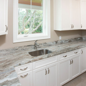 Mother-in-law suite/kitchenette in Fantasy Brown Quartzite
