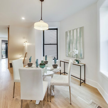 Refined Dining Room Design by New Explode Construction – Chicago Custom Home Bui