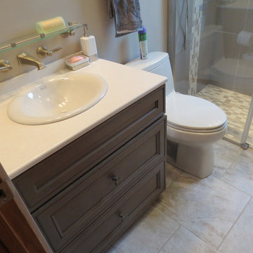 Bathroom Remodel..Basic and Bland to Sexy and Modern