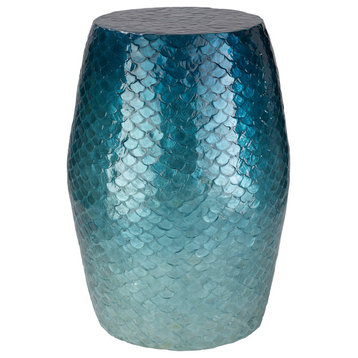 Blue Ocean Accent Stool