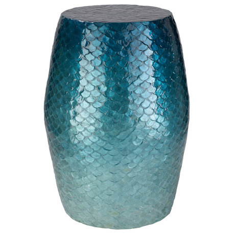 Blue Ocean Accent Stool