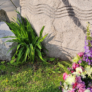 Minto Park - Perennial garden for memorial site
