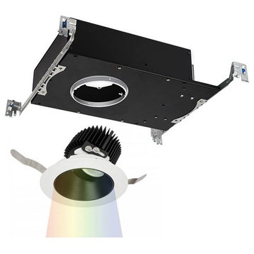 Aether LED 3.5" Round Adjustable With LED-Light Narrow 25 2700K, Black White