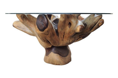 Base para mesa de madera maciza de Rosewood