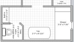 Master Bath Floor Plan