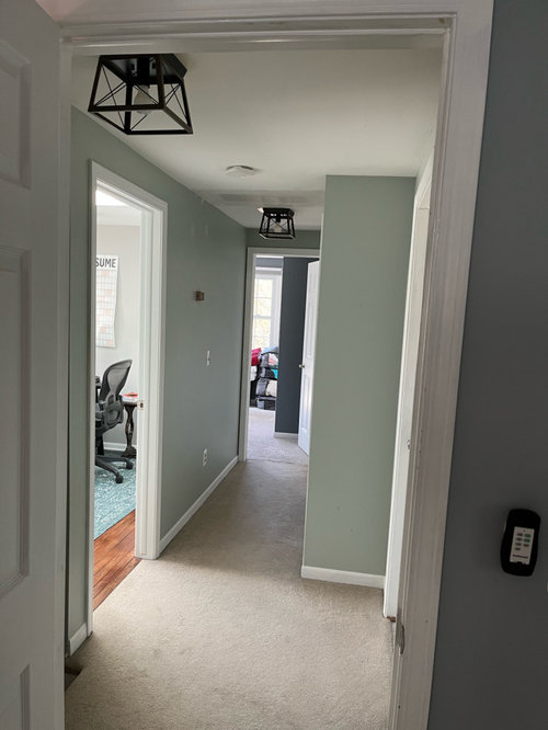 Narrow hallway light fixtures?