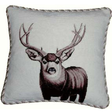 Young Moose Petti Point Pillow