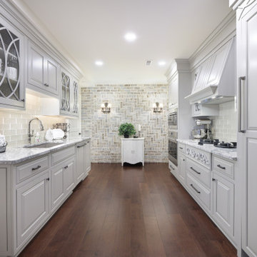 Lower Level Remodel with Bar, Kitchen and Wine Room