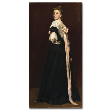 William Merritt Chase 'Lydia Field Emmet' Canvas Art, 24 x 12