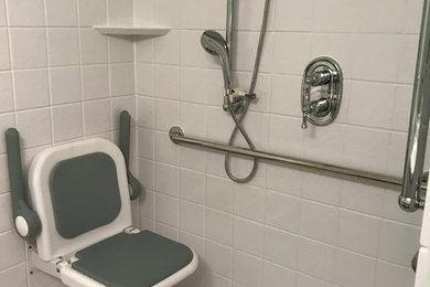 Inspiration for a contemporary bathroom remodel in Other