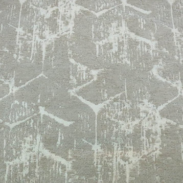 Francis Abstract Design Chenille Jacquard Upholstery Fabric, Driftwood
