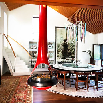 VITA Fireplaces LUCIJA | Suspended Vapor-Fire Feature in Beijing, China