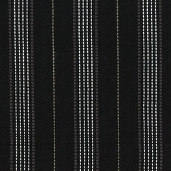 ROTH & TOMPKINS TEXTILES - Warren Fabric, Black, 54''x36'' - Upholstery Fabric