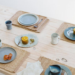 Natural Willow weave placemat set | Armadillo & Co - Novelty Rugs