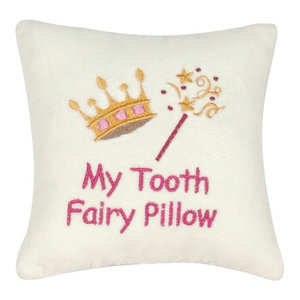 GIRLS PRINCESS CROWN with POCKET MY TOOTH FAIRY PILLOW
