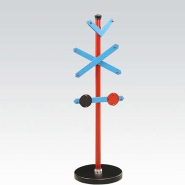 Tobi Coat Rack in Blue, Red and Black Train Theme