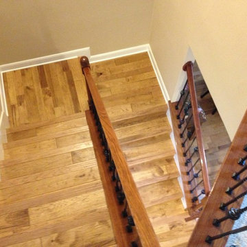 Chalet Natural Hickory Stairs