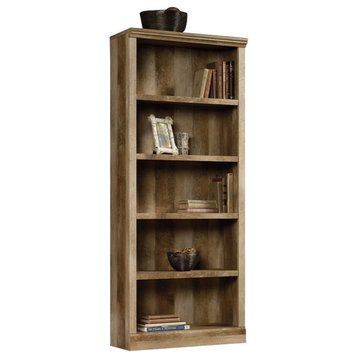 Sauder East Canyon 5 Shelf Bookcase in Craftsman Oak