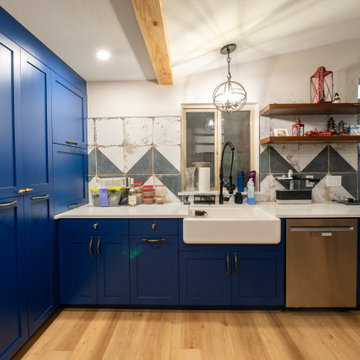 Tacoma Blue Kitchen Remodel