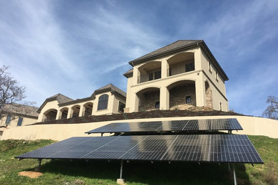 Large Residental Ground Mount SunPower Solar Array